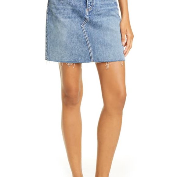 NWT Rag & Bone Hayden Denim Skirt In Ave Size 24 - Picture 10 of 11